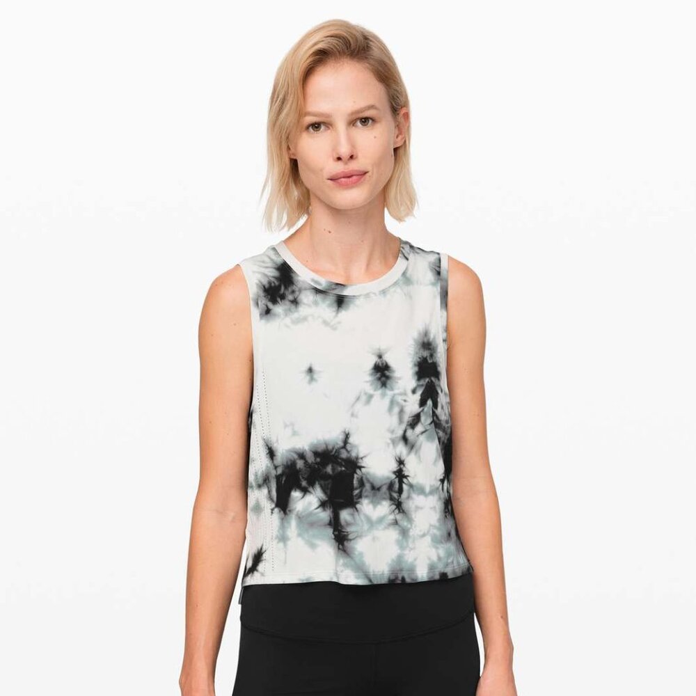 LULULEMON Train to Be Shibori Tank Size SM